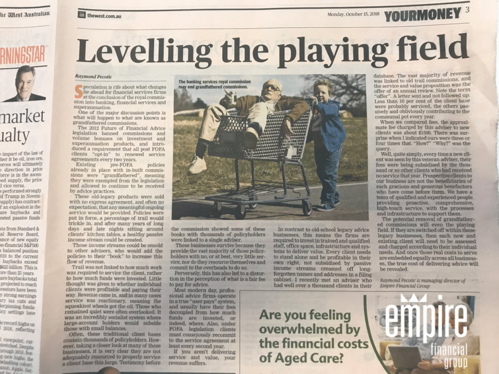 Levelling the playing field Empire Financial Group